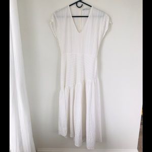 ZARA Cream Linen Dress